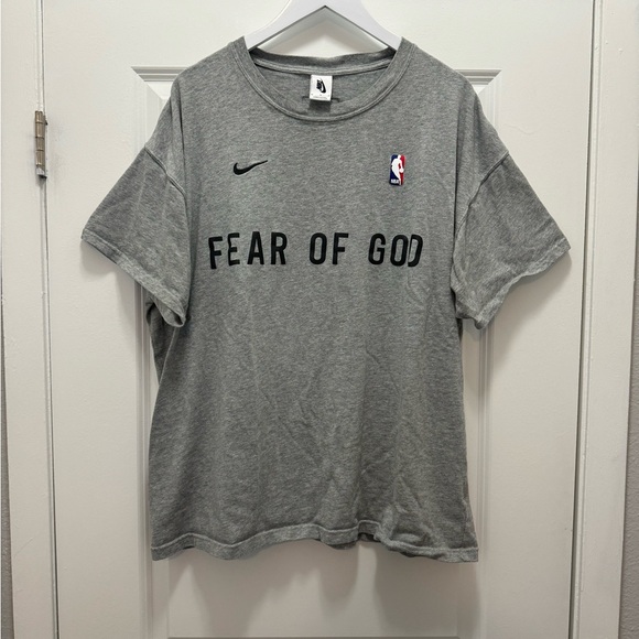 nike x fear of god nba t shirt